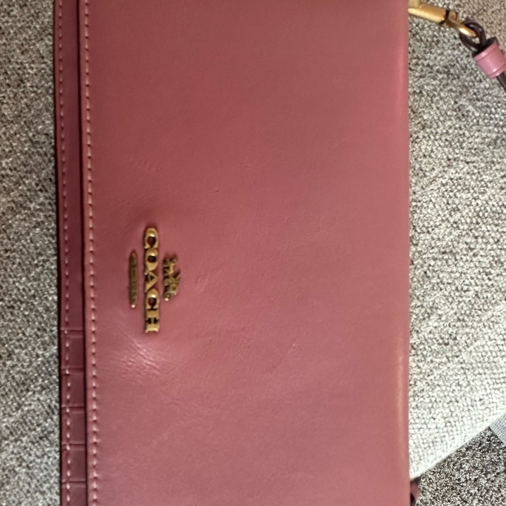 Dark Pink Coach crossbody